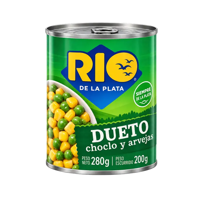Choclo y arvejas Río de la Plata