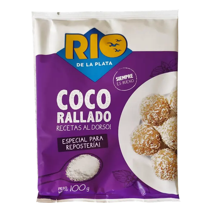 Coco rallado Río de la Plata