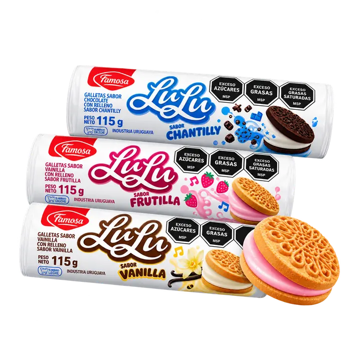 Galletas Lulu varios sabores Famosa