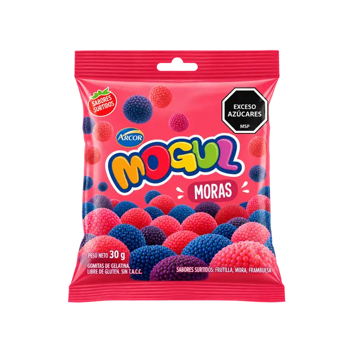 Gomitas en bolsa varios sabores Mogul