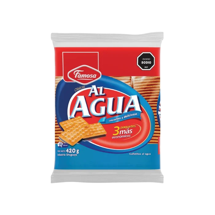 Galletas al agua Pack x3 Famosa