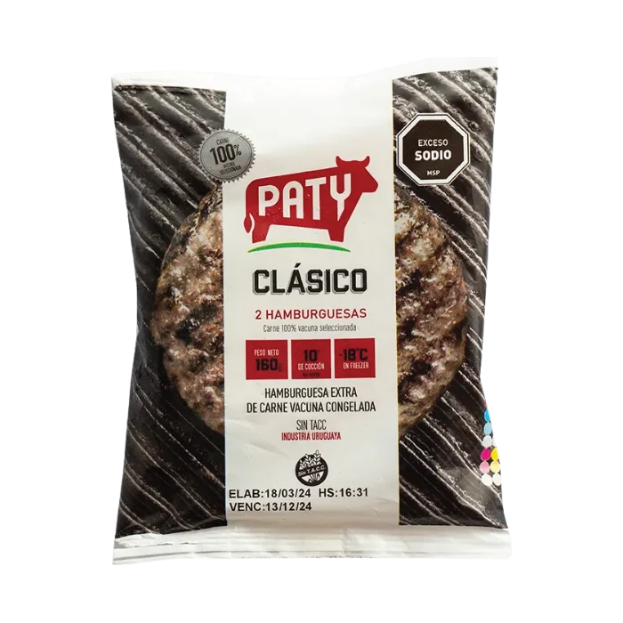 Hamburguesas Pack x2 Paty