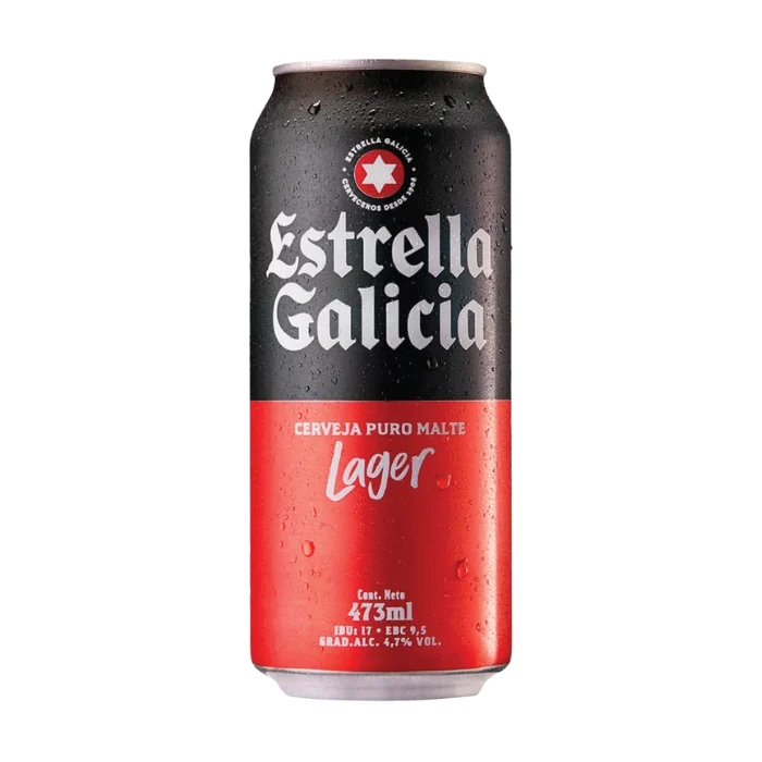 Cerveza Estrella Galicia lata