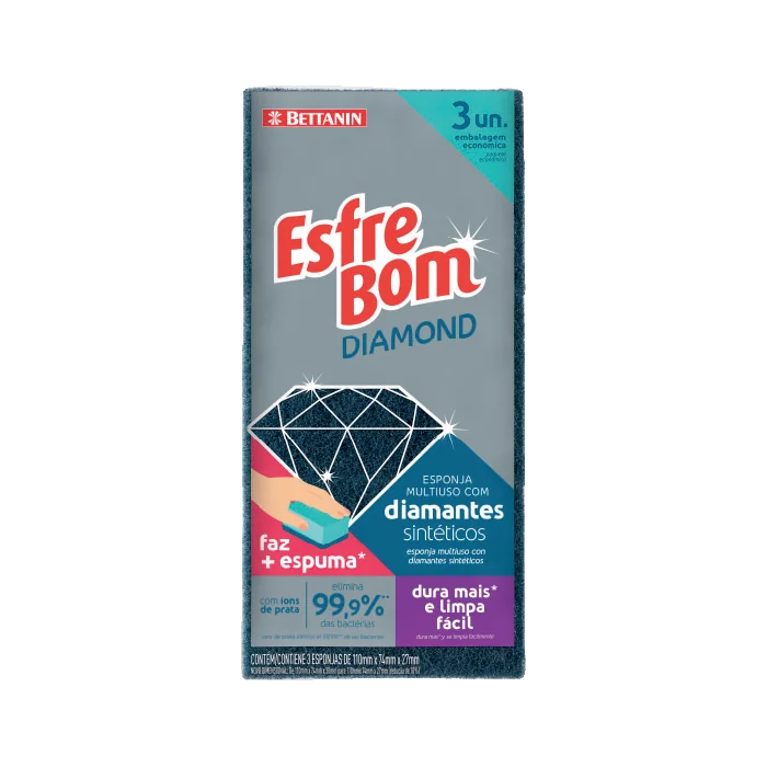 Esponja Diamond Pack x3 Estrebom
