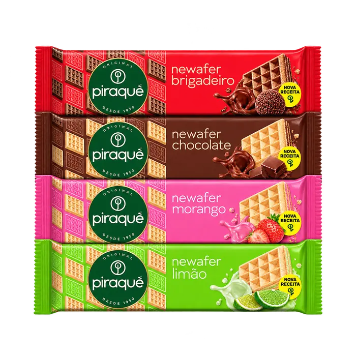 Wafles varios sabores Piraquê