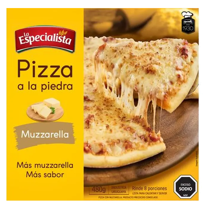 Pizza congelada Muzzarella La Especialista