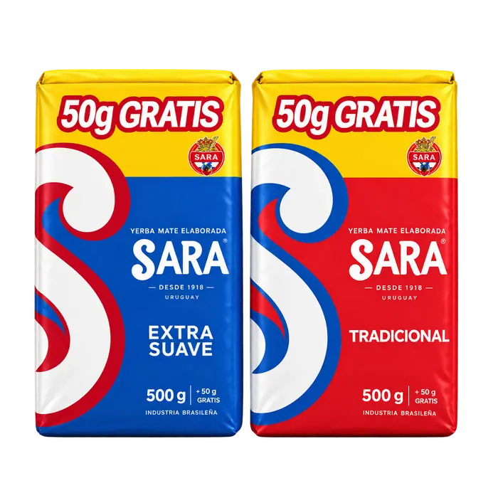 Yerba Extra Suave o Tradicional Sara